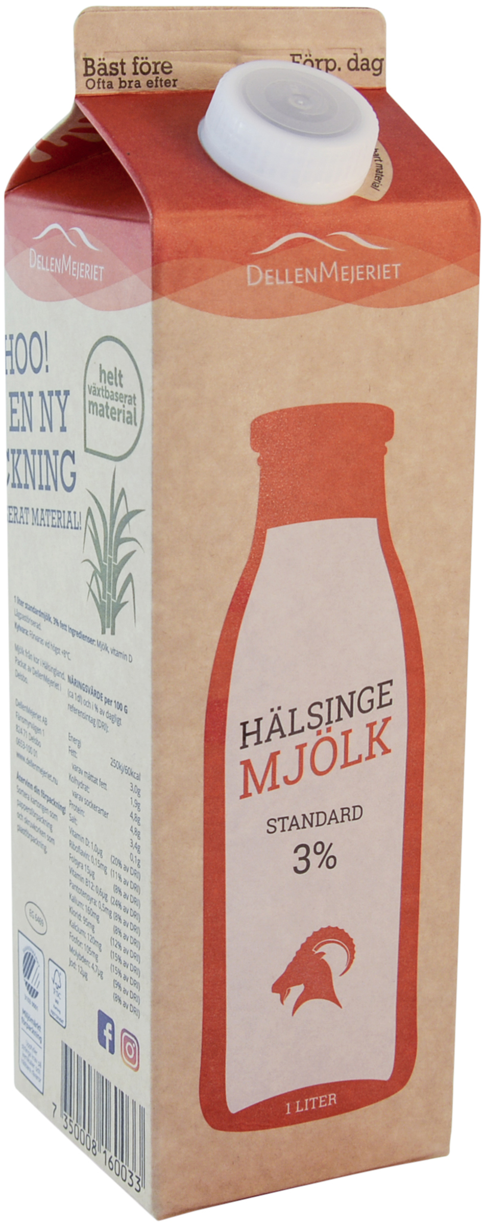 Standardmjölk 3% (1 liter)